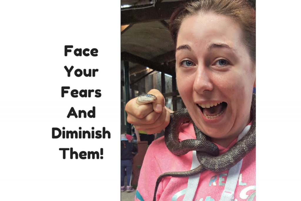 Face your fears and diminish them!